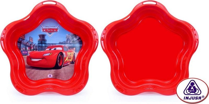 Injusa Piaskownica Muszelka 4w1 Cars 95x89 cm (2045)
