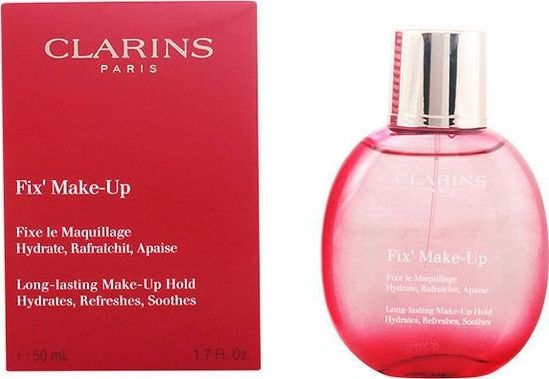 Clarins Cleansing care fix make-up refreshing mist long lasting hold 50ml