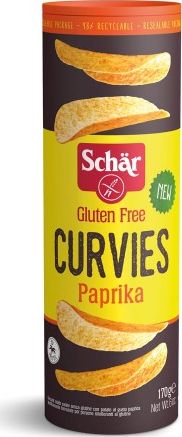 Schar Chipsy ziemniaczane o smaku paprykowym bezglutenowe 170 g Schar