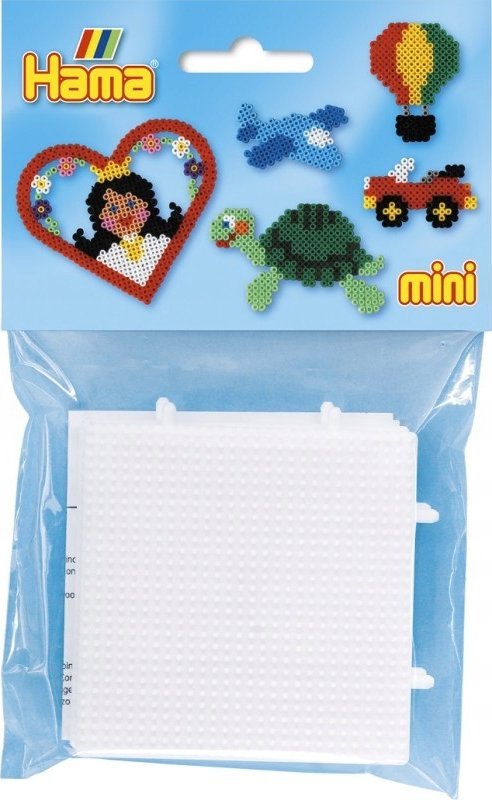 Hama Beads Hama mini 2stk stiftplader små firkanter