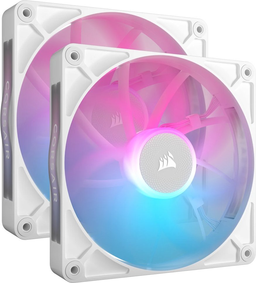 Wentylator Corsair iCUE LINK RX140 RGB Biały 2-pack (CO-9051024-WW)