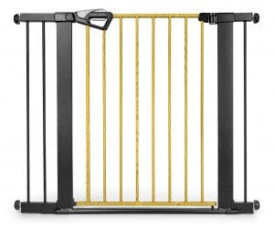 Milly Mally Bramka zabezpieczająca Barierka na schody z rozszerzeniami Guardy 104 Black Natural