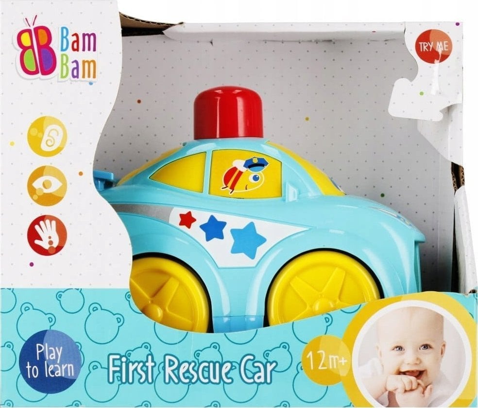 BamBam BAM BAM AUTO MALY POLICJANT 20X17X12 WB 12
