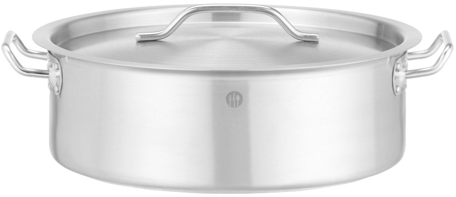 Hendi Garnek niski z pokrywką Budget Line 14.1 l śr. 360x139 mm