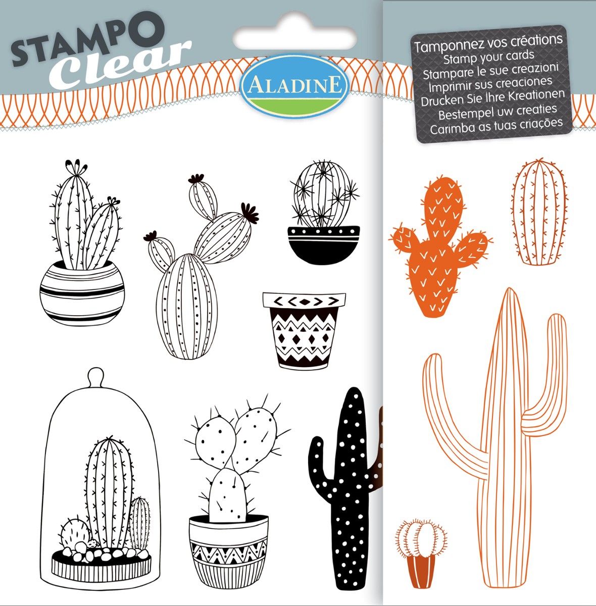 Aladine Stemple silikonowe Kaktusy