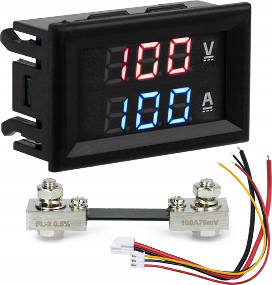 WOLTOMIERZ AMPEROMIERZ DC 100A 100V prąd stały