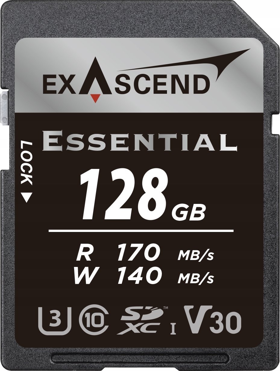 Karta ExAscend Karta pamięci ExAscend Essential UHS-I V30 128GB