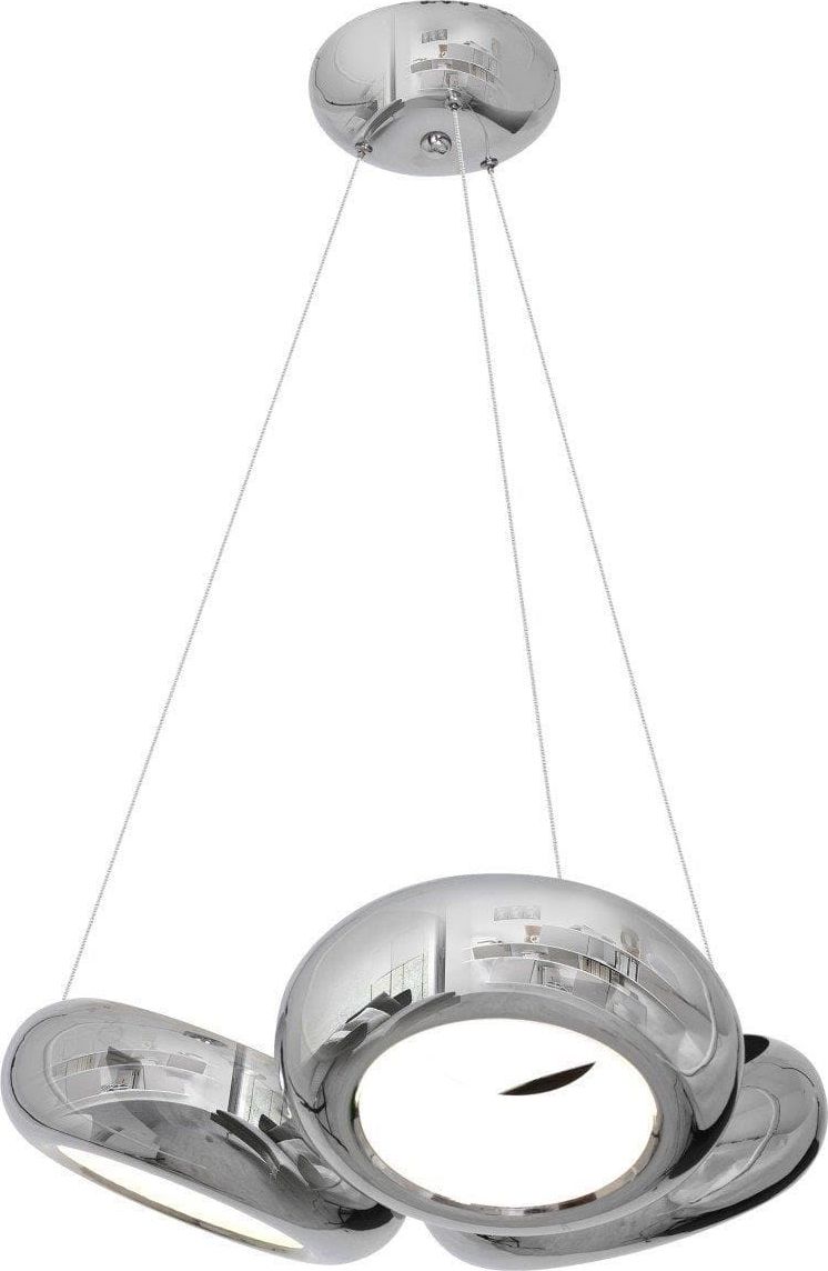 Lampa wisząca Milagro Lampa sufitowa chrom do salonu Milagro MERCURIO ledowa ML329
