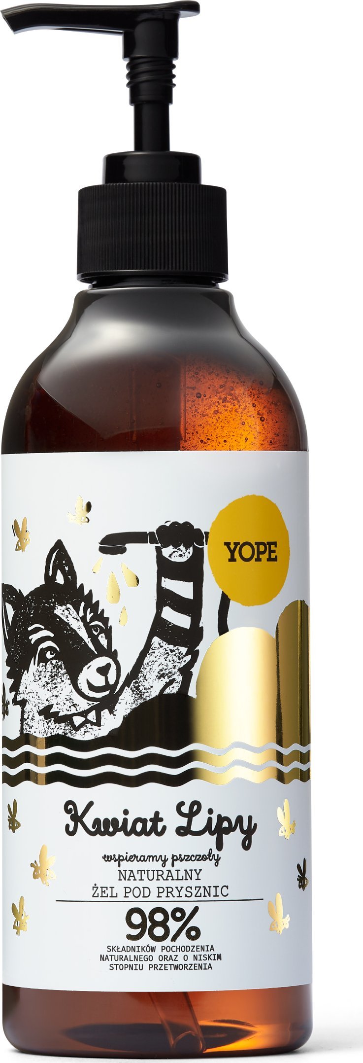 Yope Naturalny żel pod prysznic Kwiat Lipy 400ml