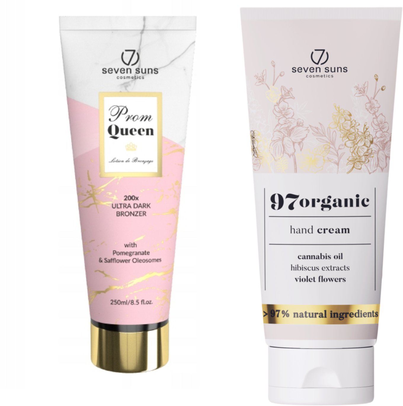 7suns Prom Queen Ultra Dark Bronzer Golden Edition + Krem Do Rąk 75ml Gratis