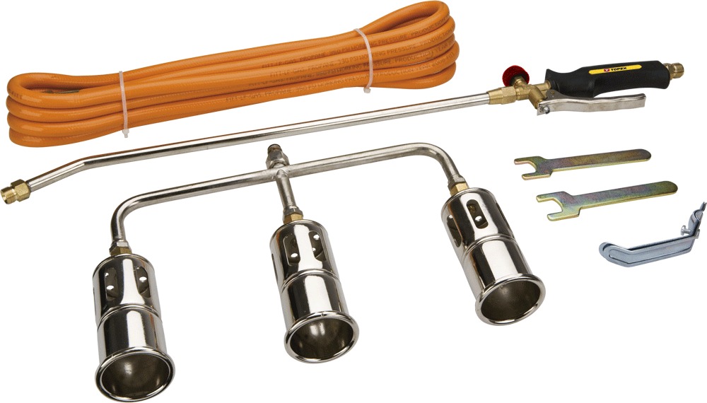 Topex Zestaw do prac dekarskich 3 palniki 44E123