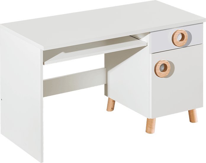 Biurko ATB Meble Biurko komputerowe z półką dla dziecka Classic BIAŁY