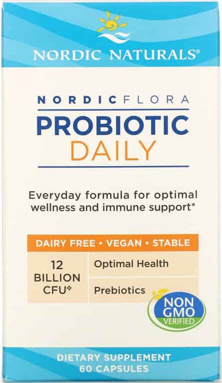 Nordic naturals Nordic Naturals - Nordic Flora Probiotic Daily, 60 kapsułek