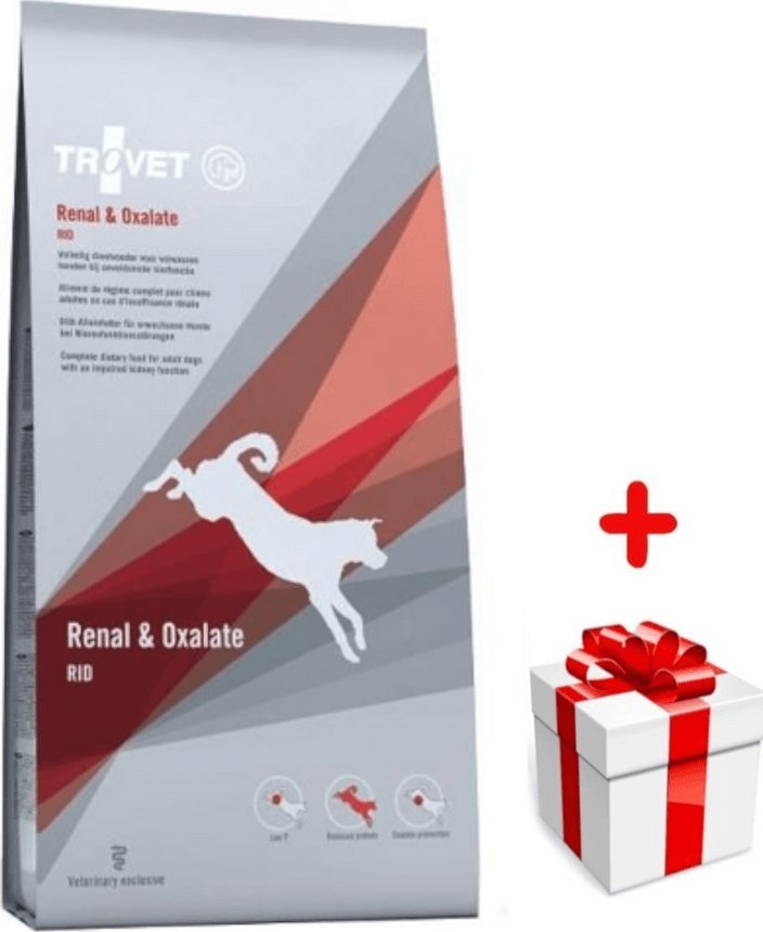 Trovet TROVET RID Renal & Oxalate (dla psa) 12,5kg + niespodzianka dla psa GRATIS!