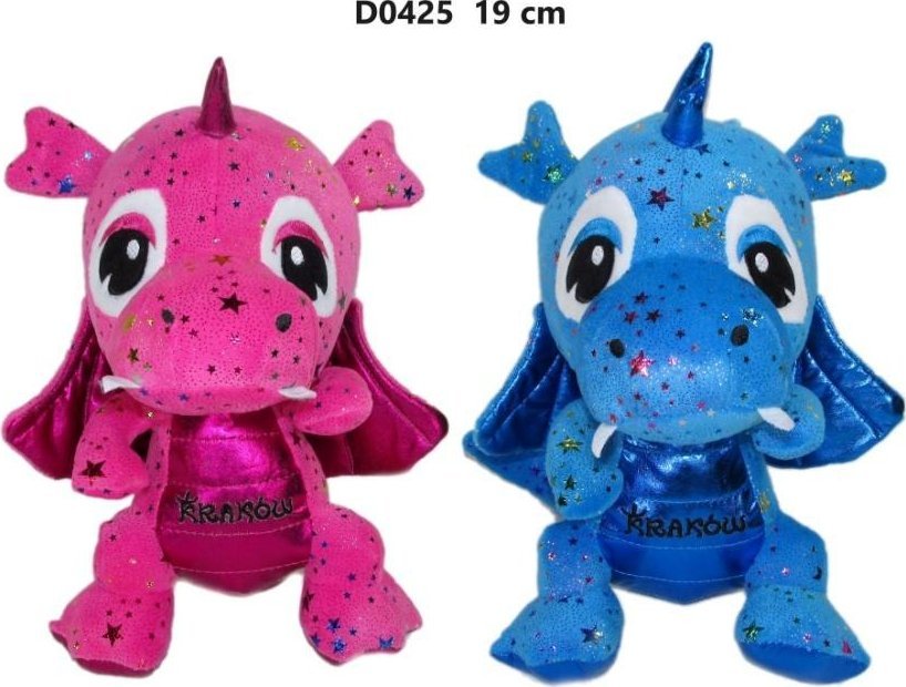 Smok "Kraków" błyszczący 19cm MIX