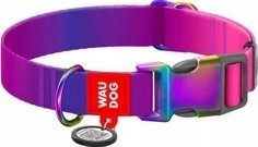 Collar WAU DOG OBROŻA RECYCLED GRADIENT M 2,0/28-40cm NYLON FIOLETOWA