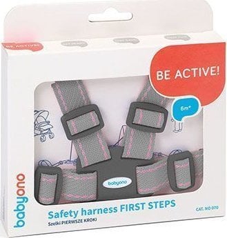 BabyOno 070/04 SZELKI DO WÓZKA FIRST STEPS SZARE