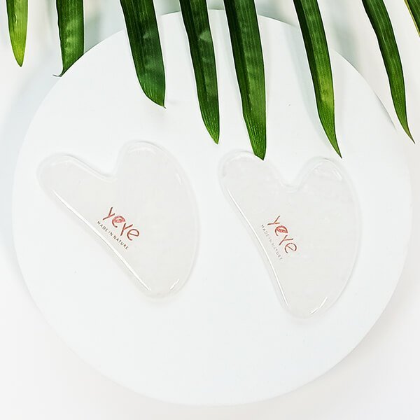 Kamień Gua Sha do masaży i relaksu naturalny kryształ Yeye