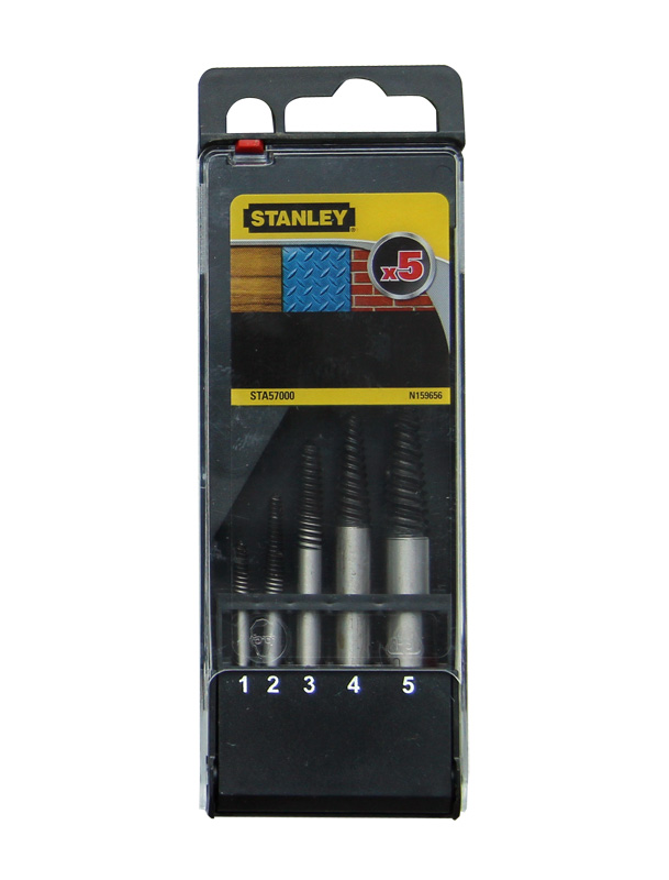 Stanley Zestaw wykrętaków do zerwanych śrub M3 - M18 5szt. (STA57000)