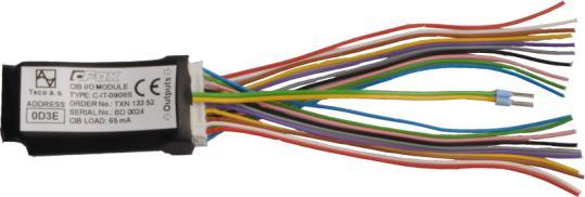 Teco C-IT-0908S-PNP, Moduł do wejść / wyjść, 9xAI/DI Temperatura/styk, 8xPNP LED driver 3mA TXN 133 52