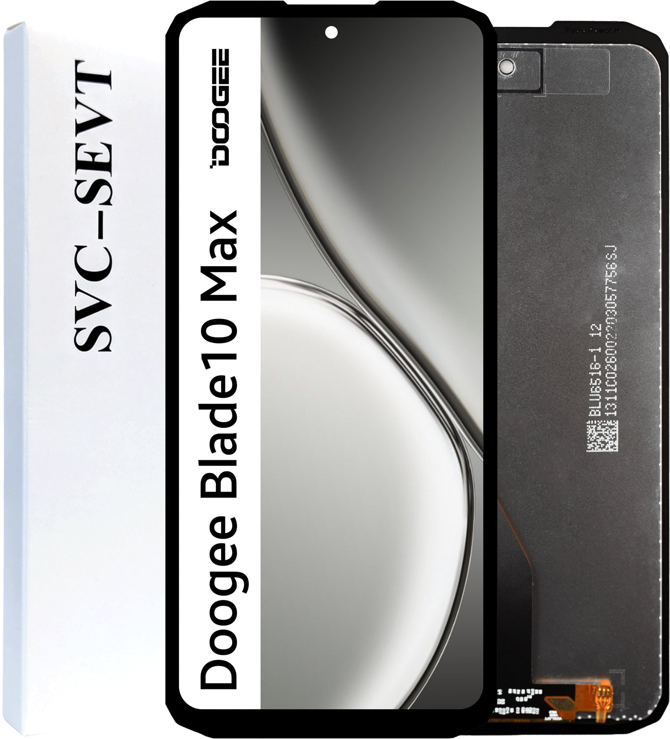 Bateria Zila Wyświetlacz do Doogee Blade 10 Max Ekran LCD Oryginał (5904858352371)