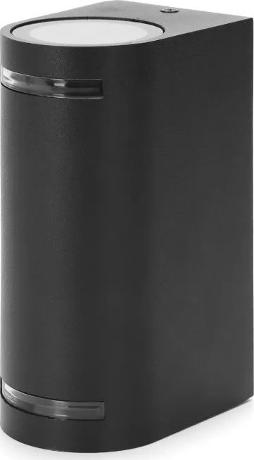 Kinkiet Aigostar Kinkiet metalowy dwukierunkowa lampa ścienna czarna bez źródła światła Metalowa dwukierunkowa lampa ścienna czarna bez źródła światł