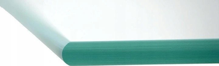 Hurtex Podstawa szklana hartowana - szyba pod Piec lub Kominek 100x50 cm