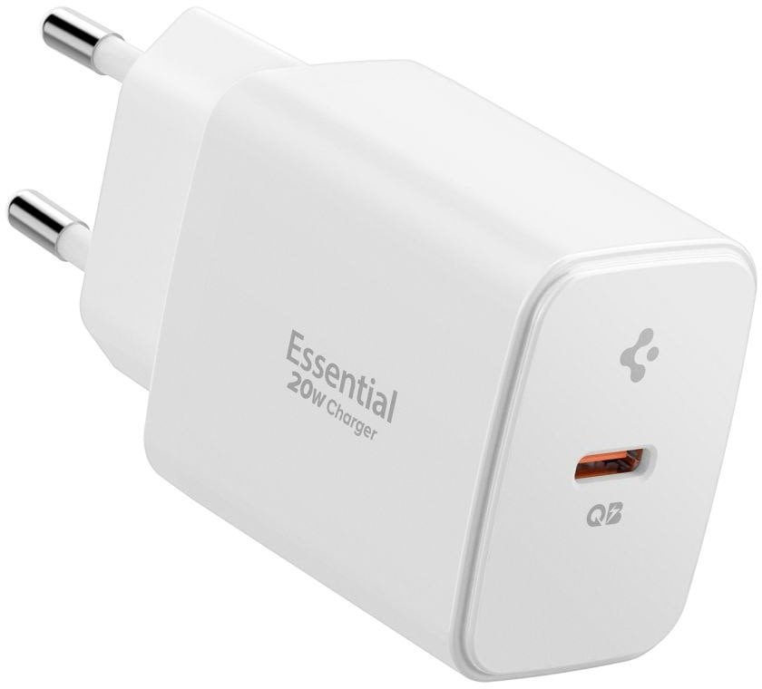 Ładowarka sieciowa Spigen Essential EE201EU 1-port USB-C Network Charger 20W White