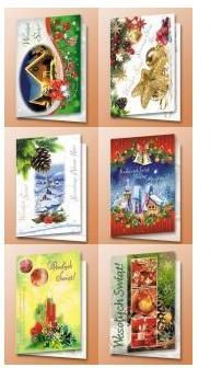 Top Graphic Karnet B6 Boże Narodzenie BBN świeckie (10szt) MIX - 142706