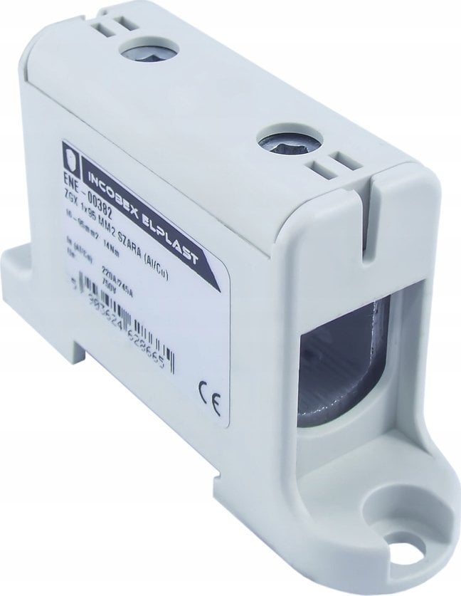 Incobex Złączka szynowa jednopolowa ZGX 1x95 mm2 szara (Al-Cu) ENE-00382