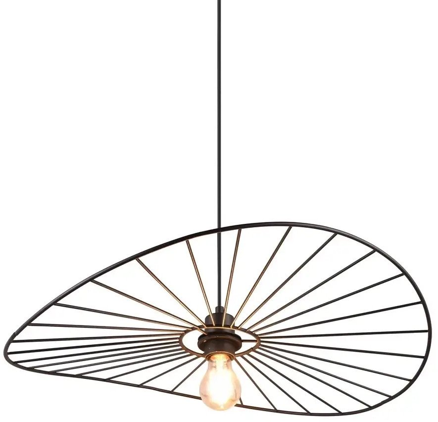 Wisząca lampa Chapeau R31451032 RL Light kapelusz metalowy czarny