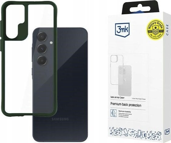 3MK Samsung Galaxy A55 5G - 3mk Satin Armor Case+ Green