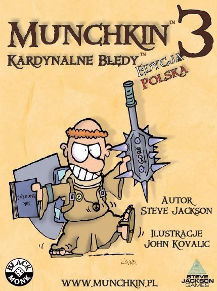 Black Monk Munchkin 3 - Kardynalne Błędy