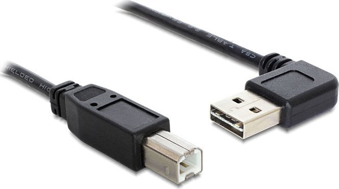 Kabel USB Delock USB-A - USB-A 2 m Czarny (83375)