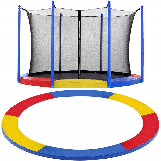 Osłona na sprężyny z siatką do trampoliny wewnętrzną 10FT 300/305/312 cm multikolor UNIWERSALNY