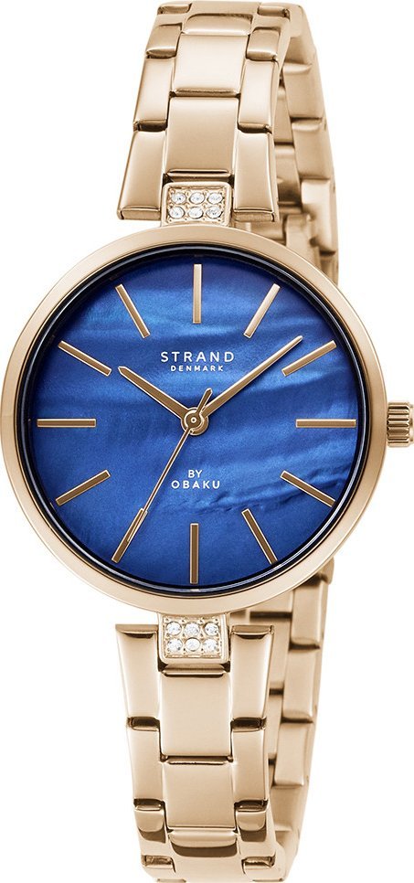 Zegarek Strand Zegarek damski Strand S706LXVLSV różowe złoto