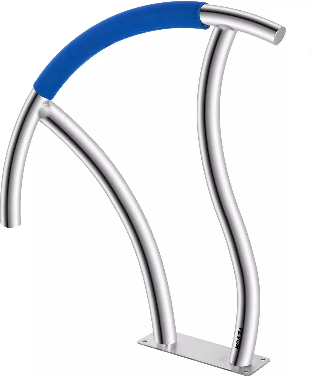 Poręcz basenowa 2 szt. stal nierdzewna 76x76 cm 170 kg montaż schodów basen