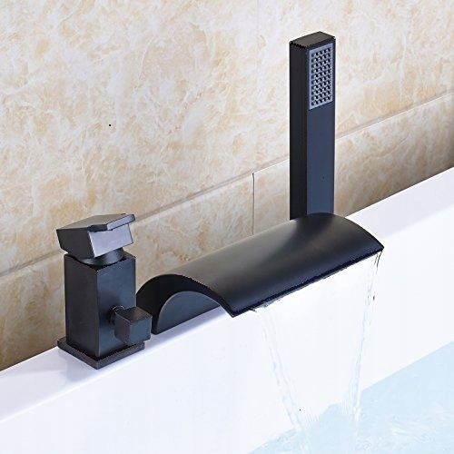 Bateria wannowa PDS Premium Exclusive 3-otworowa czarny