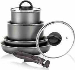 Moneta Zestaw naczyń 7el. +dopinany uchwyt Melodia / Moneta