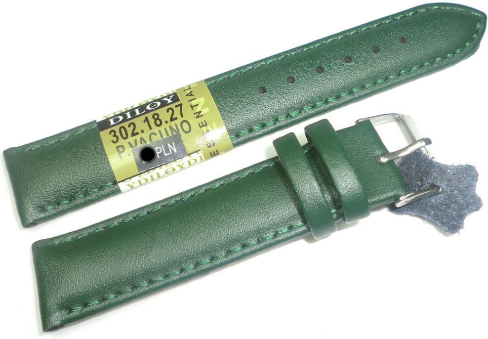 Diloy Skórzany pasek do zegarka 18 mm Diloy 302.18.27
