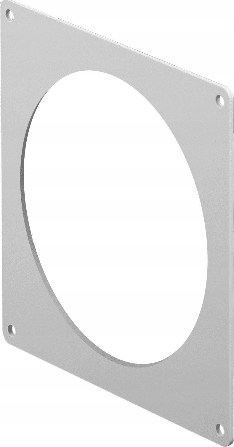 AWENTA Kołnierz przyścienny okrągły Awenta KO125-27 fi 125mm biały