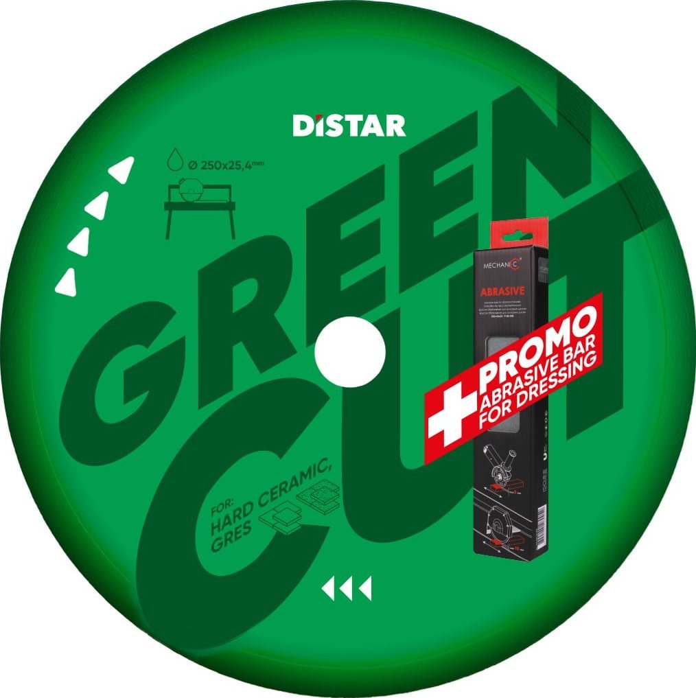 Distar Diamentowa tarcza do gresu Distar 1A1R 250x25,4 Green Cut