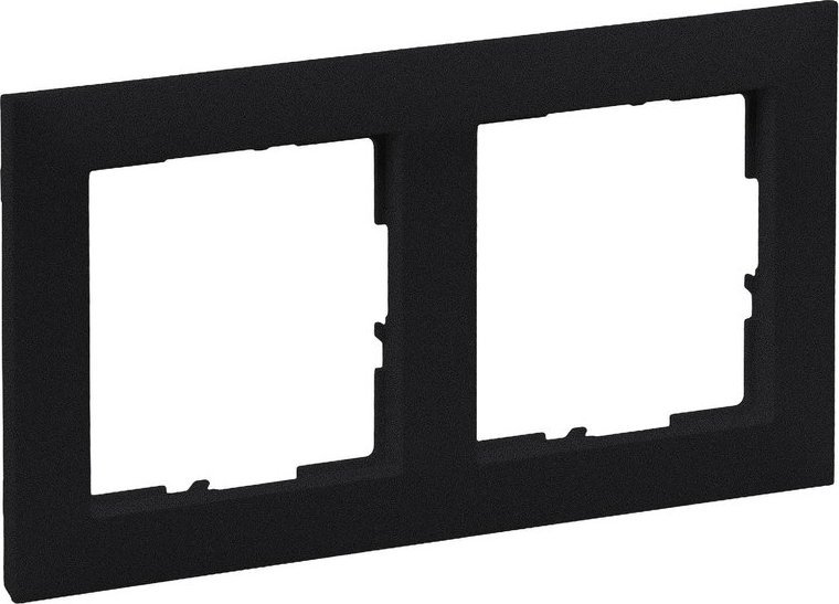 Legrand SUNO Ramka dwukrotna czarna 721522