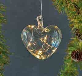 Sirius Home Wave, Light decoration figure, Transparent, Heart, 5 bulb(s), LED, CR2032