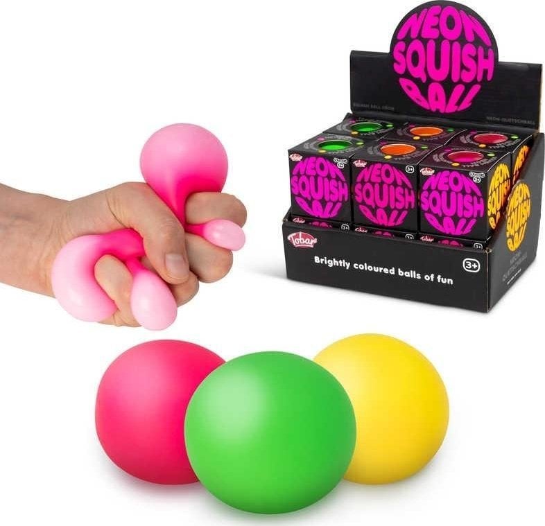 Piłeczka antystresowa neonowa