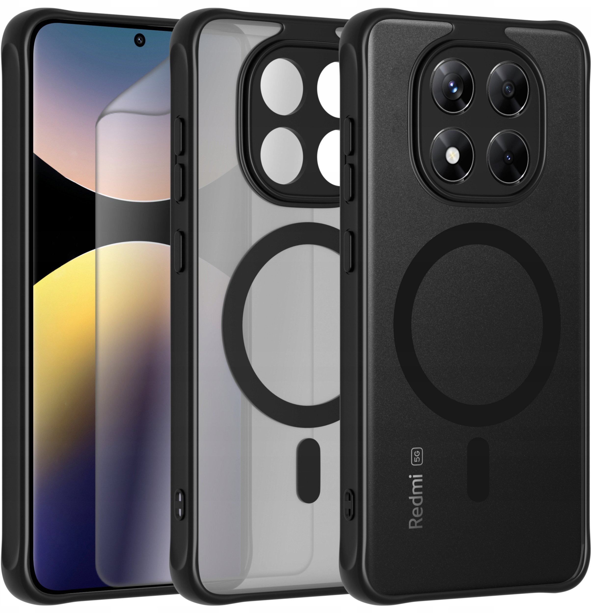 Etui do Xiaomi Redmi Note 14 Pro 5G|do MagSafe MATT WZMACNIANE FOLIA