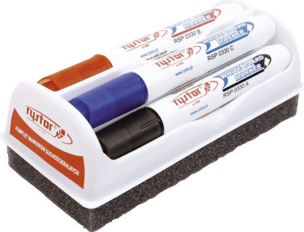 Rystor Markery suchościeralne z gąbką RSP 4szt. (RX5551)