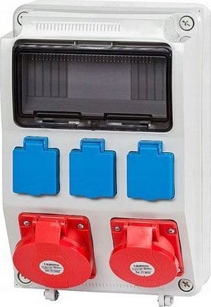 F-Elektro Rozdzielnica CAJA 2x32A/5P, 3x230V 9M IP65