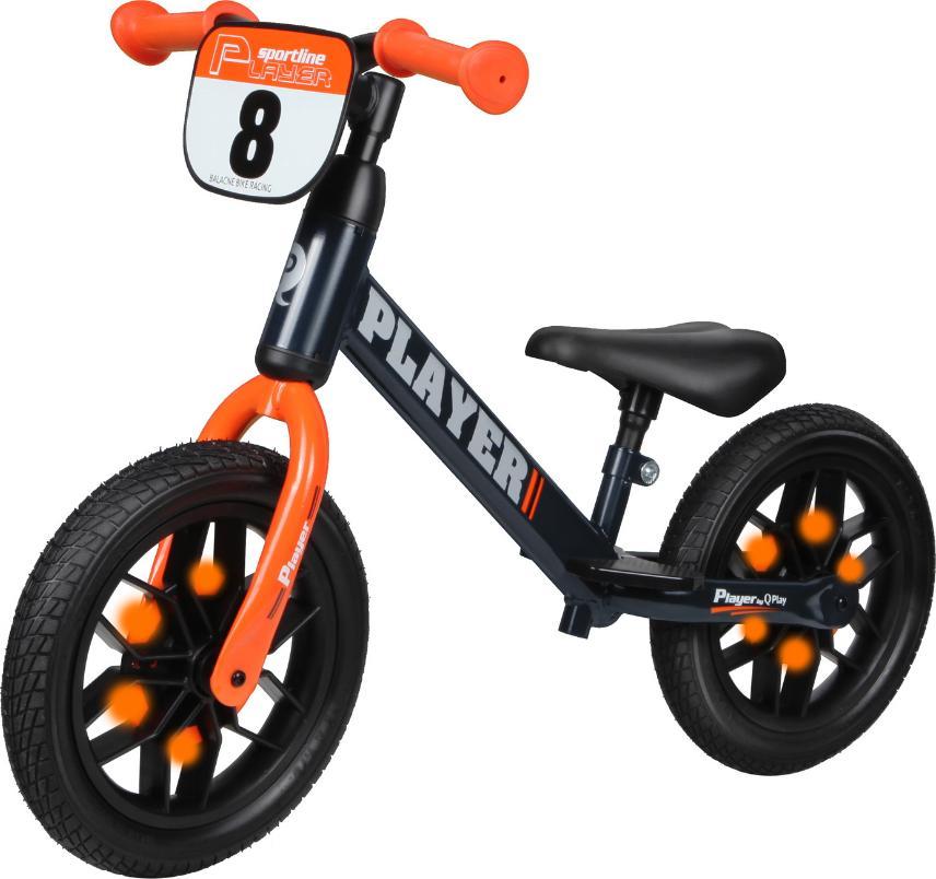 Rowerek biegowy Qplay Player Pomarańczowy