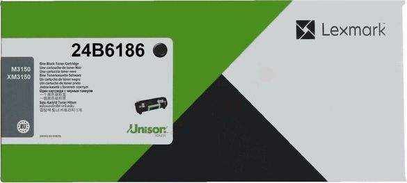 Toner Lexmark 24B6186 Black Oryginał (24B6186)